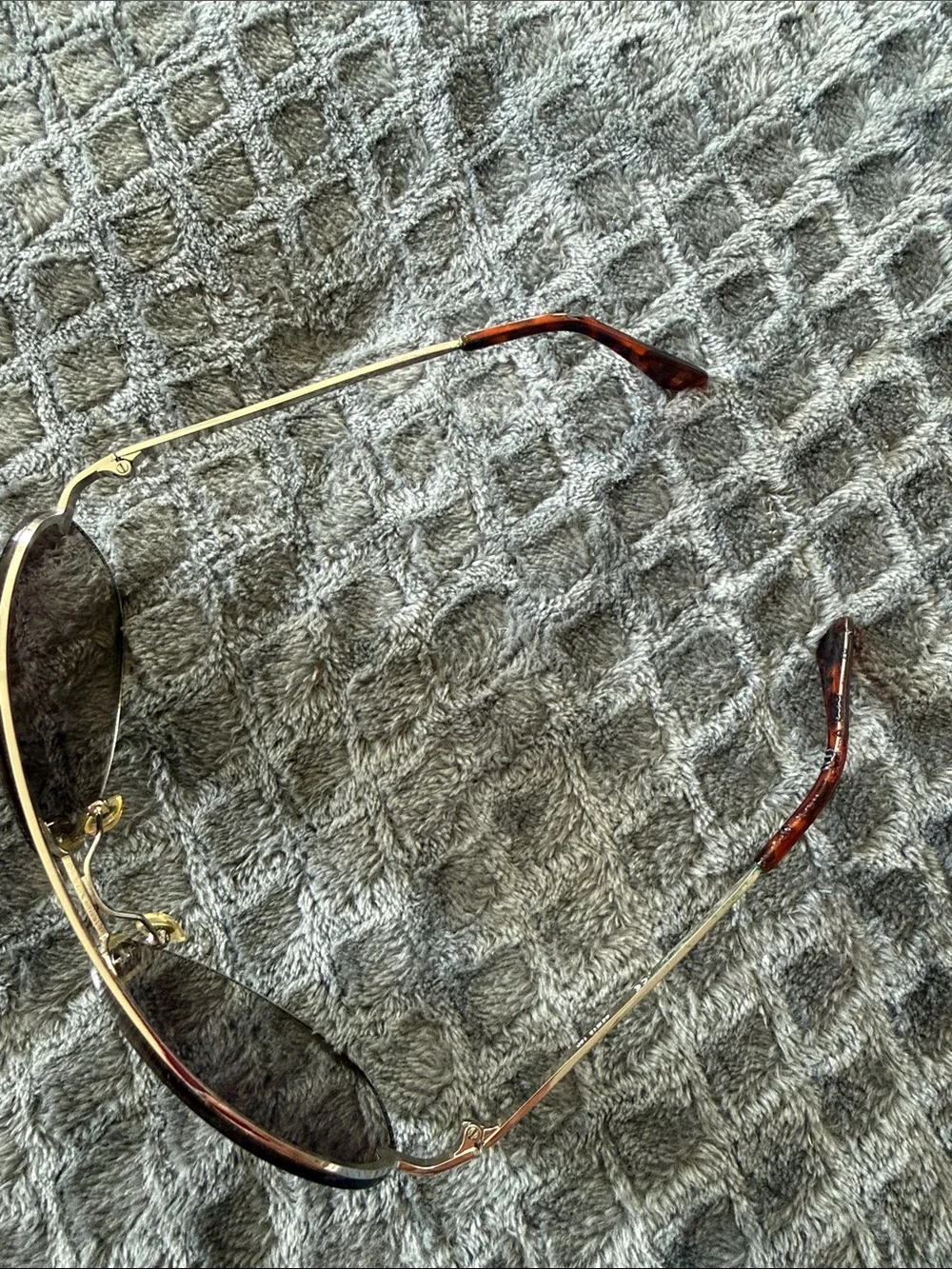 Michael Kors Aviator Sunglasses with Brown Gradient Lenses